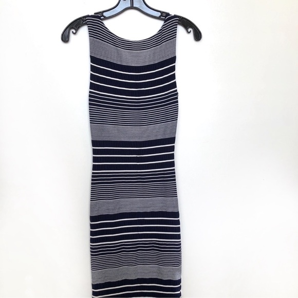 Maeve Edisto Column Navy Blue White Stripe Size XS - Picture 8 of 9